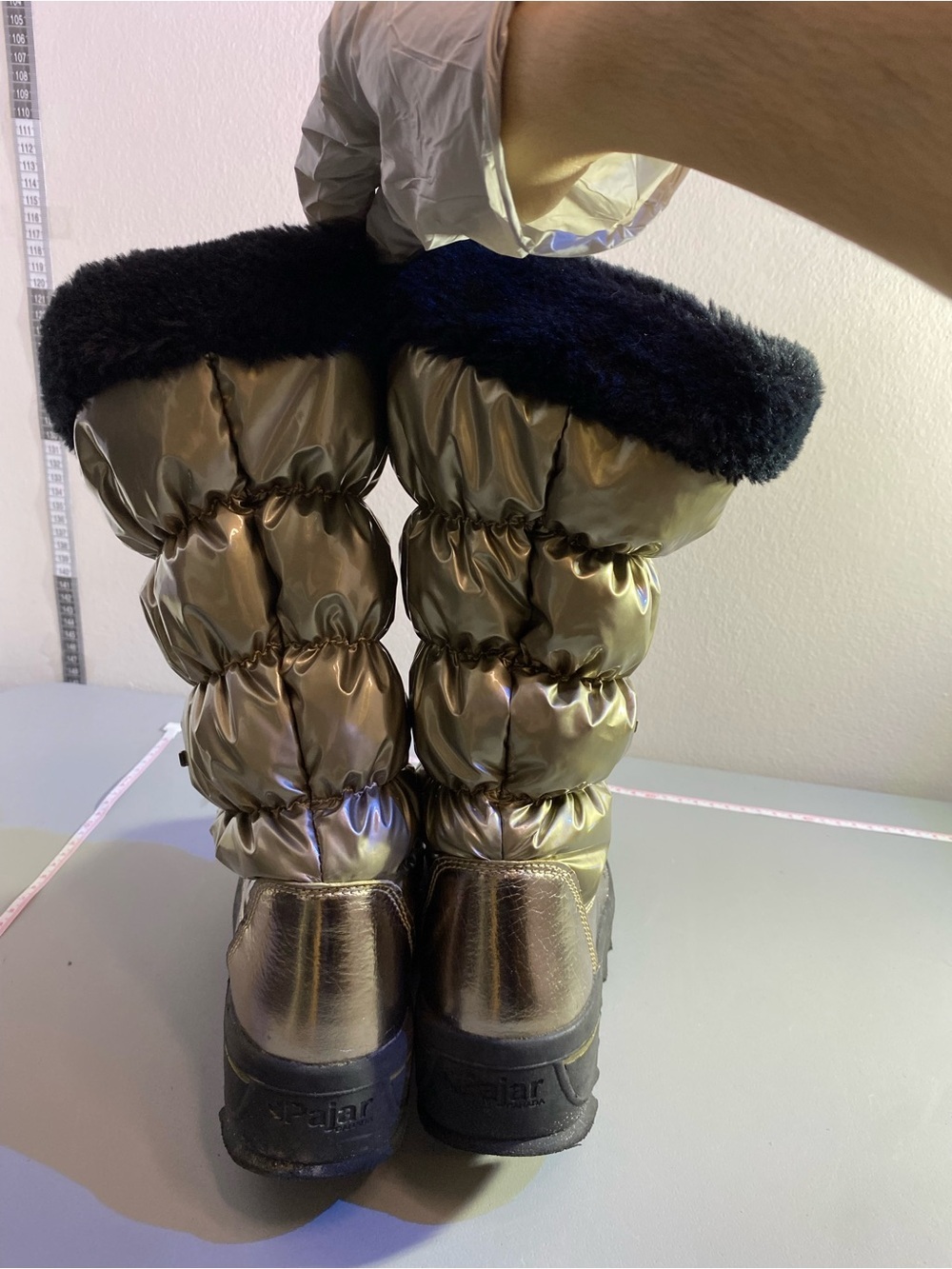 Pajar Black Shearling-Lined Winter Boot - Picture 4 of 12